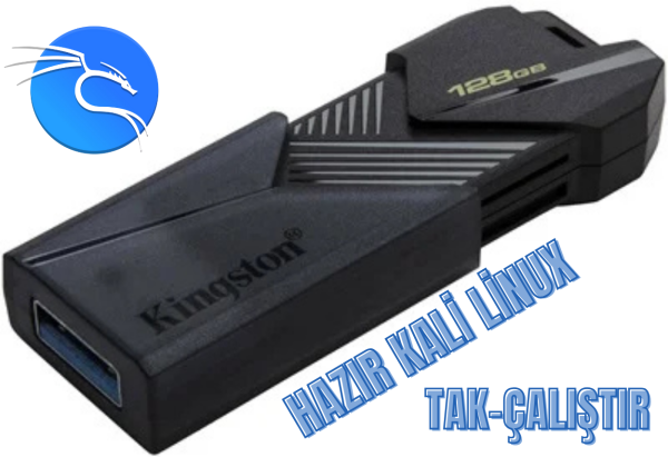 (YAKINDA)KALİ LİNUX KURULU HAZIR USB BELLEK 128GB USB 3.0
